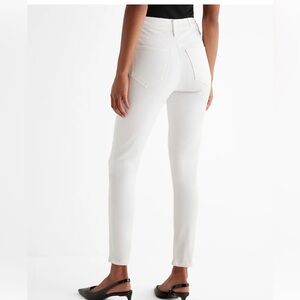 Express~ High Waisted White Skinny Jeans